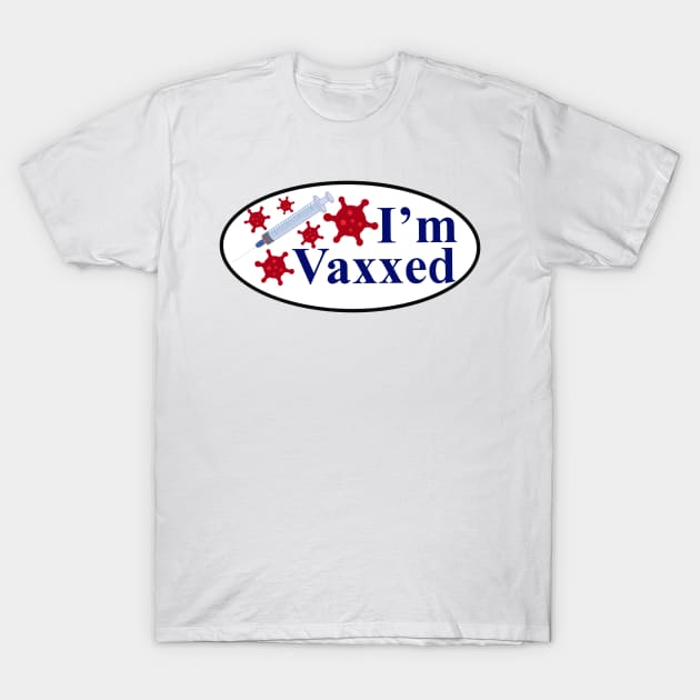 I Voted / I’m Vaxxed T-Shirt by GrellenDraws